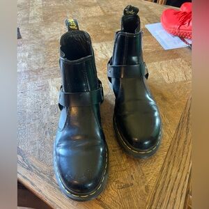 Dr. Martens Wincox Smooth Leather Buckle Boots